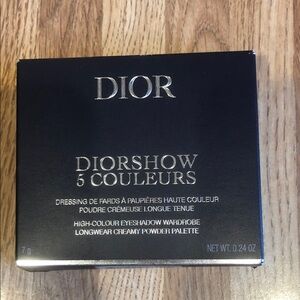 Dior Diorshow 5 Couleurs Eyeshadow in Black and Silver